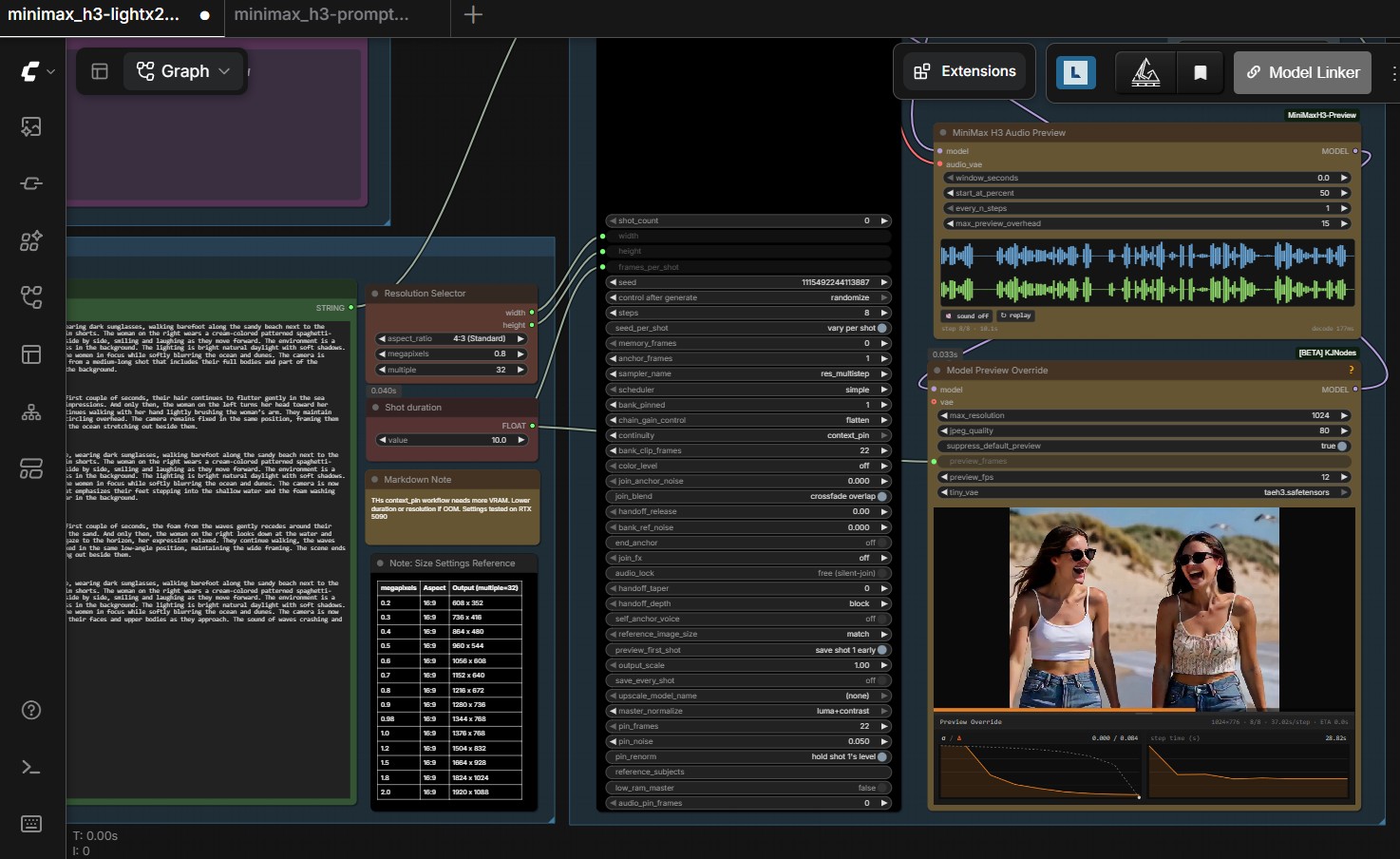 MiniMax H3 video en sound preview
