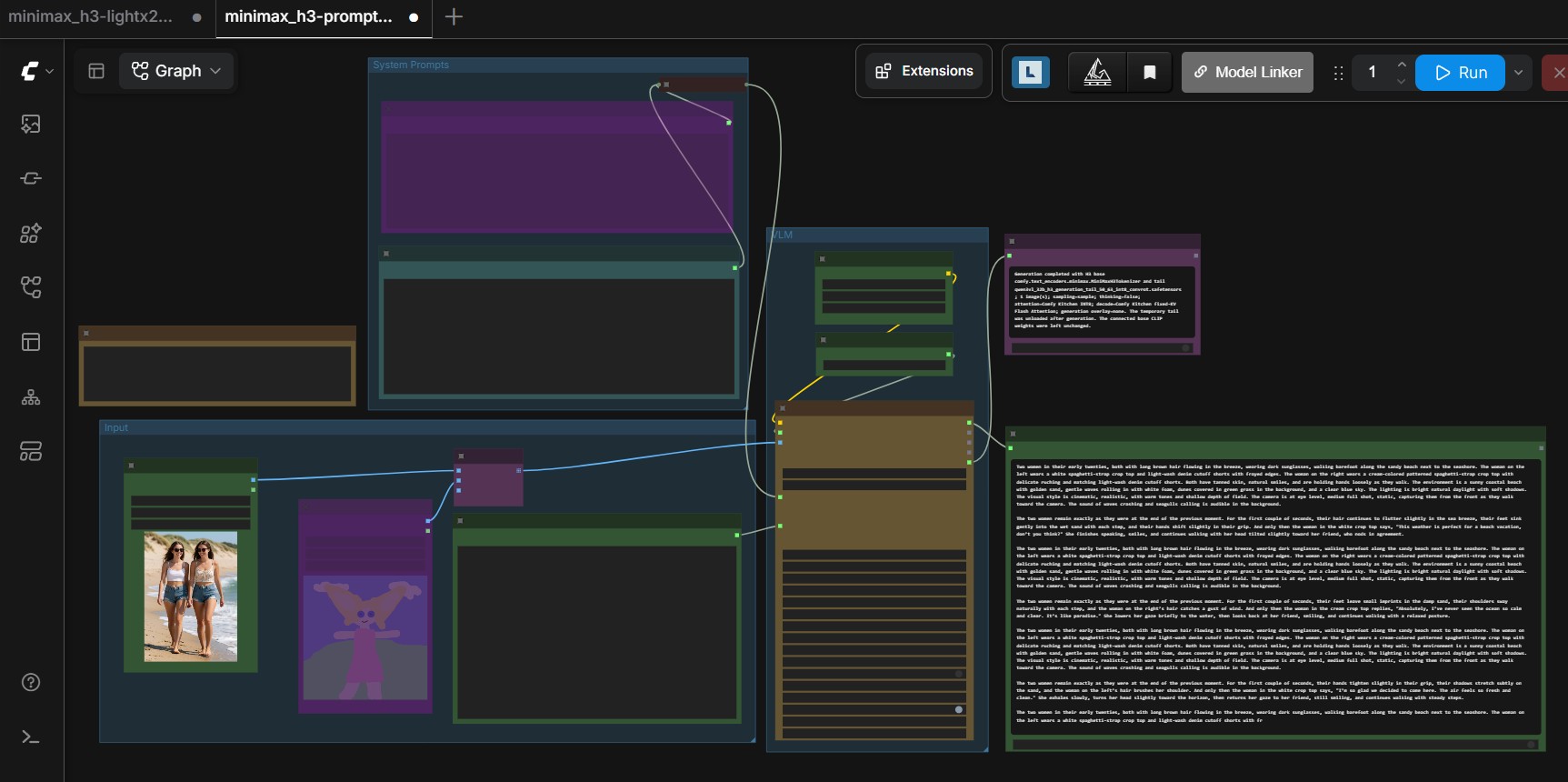 MiniMax H3 workflow prompt generator