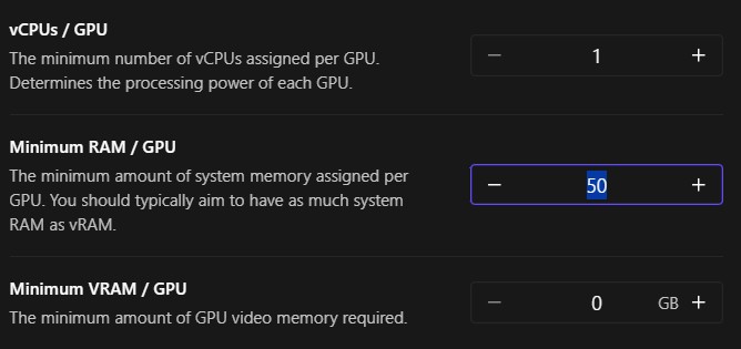 Filter ram