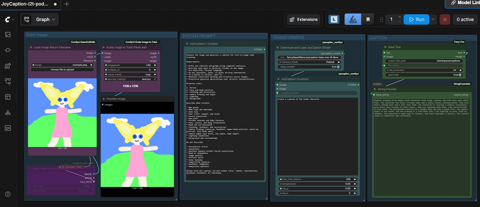 JoyCaption workflow