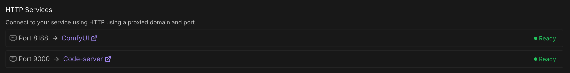 Possible http services