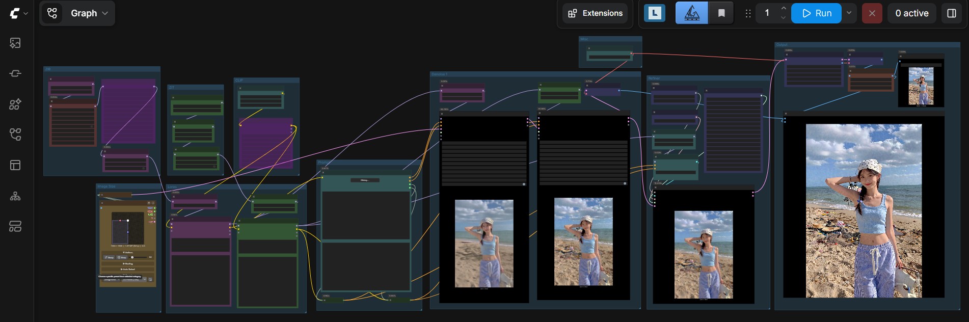 ZIB-ZIT image generation workflow
