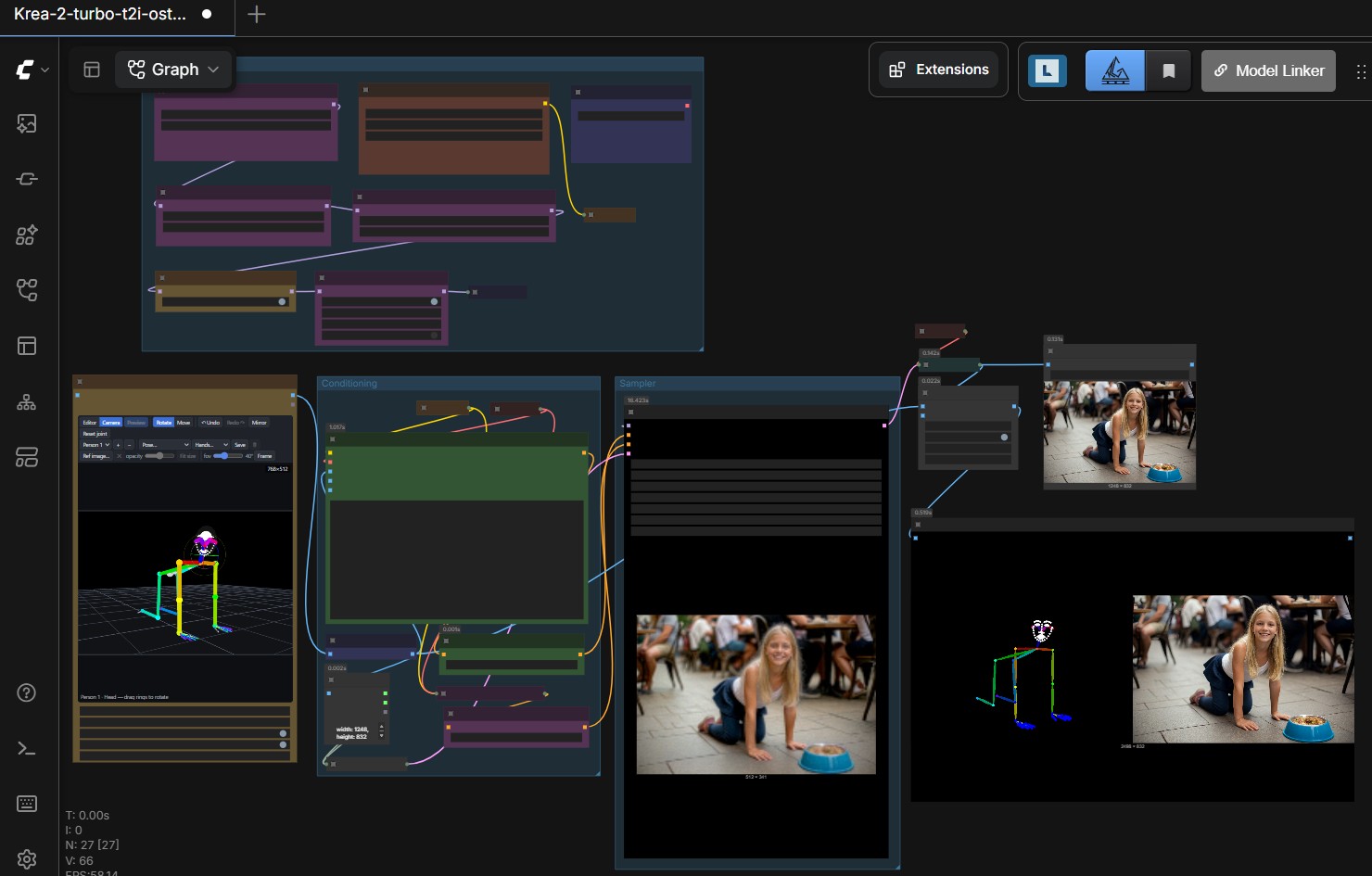 Krea-2 text-to-image workflow controlnet