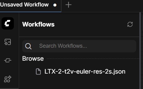 Select Workflow template